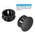 thumbnail image 4 of Uxcell 16mm 5/8" Plastic Hole Plugs, Flush Type Round Hole Cover Snap in Locking Hole Tube, Black 60Pcs, 4 of 6