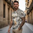 thumbnail image 3 of HUIACONG Deer Camo Couples Matching Shirts Sleeveless Golf Tops for Women Golf Shirt for Men Short Sleeve Active Tops Lightweight Moisture Wicking Breathable Outdoor Wear Man L, 3 of 6
