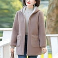 thumbnail image 2 of Winter Women's Thickened Warm Cotton Coat Jacket - Temperament & Casual, 2 of 5