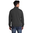 thumbnail image 2 of Port & Company PC78FZ Core Fleece Cadet Full-Zip Sweatshirt, Navy, 4XL, Mens Hoodies and Sweatshirts, 2 of 4