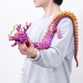 thumbnail image 6 of 47.3inch Super Large 3D Printed Dragon Models,Flexible Joint Animal lacertid Figurines, 3D Printing Stuff Cheap,Stress Relief, Fidget restlessness, ADHD Toys, Surprise Fantasy Gifts (47.3inch), 6 of 9