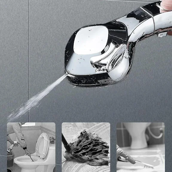 4-speed Adjustable Shower Head High-pressure Water-saving One-button Water-stop Hand-held Pressurized Shower Accessories