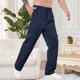 thumbnail image 4 of Ceisia Men's Slim Cuffed Functional-style Gift Tactical Casual Pants Lightweight Multi-pockets Metal Loop Multi-Color, 4 of 9