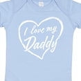 thumbnail image 4 of Inktastic I Love My Daddy in White Chalk Heart Boys or Girls Baby Bodysuit, 4 of 5