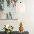 thumbnail image 2 of Uttermost Sienna Caramel Glass Buffet Lamp, 2 of 12