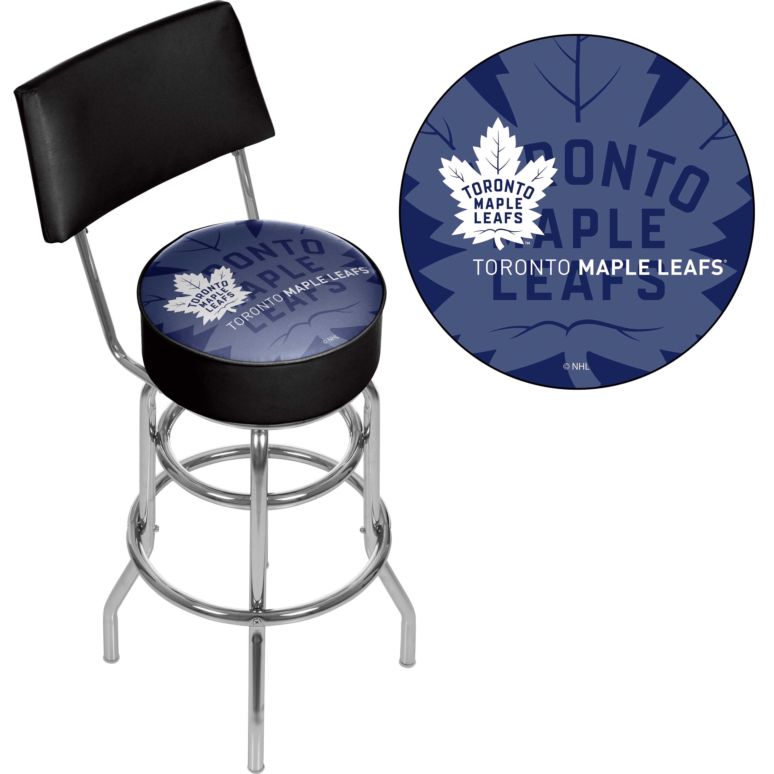 Nhl Swivel Bar Stool With Back Watermark Toronto Maple Leafs Nhl Swivel Bar Stool With Back Watermark Toronto Maple Leafs Com