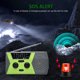 thumbnail image 3 of Radio de emergencia portátil Radios meteorológicos solares con manivela (rojo de la UE), 3 of 9