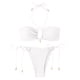 thumbnail image 2 of Trajes de baño para mujer, bikinis de cintura alta con cordón ajustable, traje de baño fruncido, conjunto dividido, trajes de baño para mujer, trajes de baño para mujer, traje de baño para mujer, traj, 2 of 8
