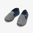 thumbnail image 2 of Zedzzz Mens Charles Herringbone Felt Gusset Slippers, 2 of 5