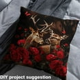 thumbnail image 2 of Castle Fairy Teens Floral Deer Fabric by the Yard 3 Yards,Chic Flower Sewing Fabric,Woodland Animal Fabric for Sewing,Microfiber Bedroom Decor, 2 of 6