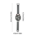 thumbnail image 3 of Plastic Mini Fan Grey Mini Portable Wrist Fan USB Rechargeable with Detachable Wristband 3 Speeds & LED Lights for Desktop or Handheld Use(1Pcs) Rkxzt, 3 of 9