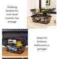 thumbnail image 4 of BirdRock Home 2-Pack Wire Hanging Basket for Storage -Oil Rubbed Bronze, 4 of 9