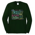 thumbnail image 2 of Wild Bobby, God Grant Me Serenity Courage and Wisdom Prayer Faith, Inspirational/Christian, Men Long Sleeve Shirt, Forest Green, 2XL, 2 of 3
