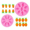 thumbnail image 2 of Small Carrots Molds DIY Epoxy Resin Molds Chocolate Molds Silicone Molds Fondant Molds Baking Molds for Cake Decoration, 2 of 8