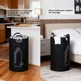 thumbnail image 4 of 82L Foldable Bottle Storage Basket Aluminum Handle Recycling Bin Large Capacity Waste Bottle Organizer Bag for Home Kitchen Use, 4 of 6