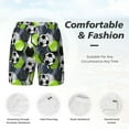 thumbnail image 5 of Balery Football Mens Swim Trunks Swim Shorts for Men Quick Dry Inseam Beach Shorts with Compression Liner Pocket-Large, 5 of 9