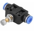 thumbnail image 1 of 1 unidad de manguera de mariposa, controlador de velocidad de empuje, válvula de Control de flujo de aire neumático, conector de válvula, conector rápido de 10mm JAMW Sencillez, 1 of 5