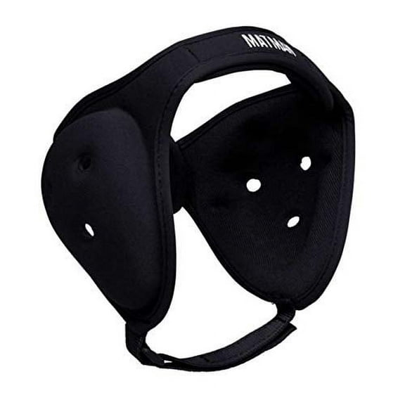 Matman Ultra Soft Sport Wrestling Protective Headgear - Youth, Black
