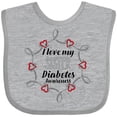 thumbnail image 3 of Inktastic I Love My Sister Diabetes Awareness Boys or Girls Baby Bib, 3 of 4