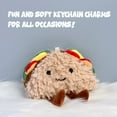 thumbnail image 4 of Wrapables Cute Plush Keychain Pendant Charm for Bag, Taco, 4 of 6