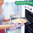 thumbnail image 2 of Yayeee Pot Holders Kitchen Heat Resistant with Pockets 7"x9.8" Cotton Oven Cooking Hot Pads, Purple Cartoon Rabbit Pattern, 2 of 7