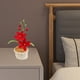 thumbnail image 4 of Handmade Home Decoration Yarn Weaving Simulated Flower Desktop Bonsai, 4 of 5