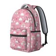 thumbnail image 2 of Unicorn and Wing Pink Pattern Backpack for School, Cute School Bag with Adjustable Shoulder Straps and Padded Back, 15.3"x11"x7.1", 2 of 5