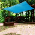 thumbnail image 6 of Hvmvliv Shade Cloth Sun Shade-Outdoor Sunshade Swimming Pool Sun Awning -Sunshine Protection - Rectangle Shade Sunshine Block For Outdoor Facility Sunshade for Patio Backyard Garden Blue-78x78in, 6 of 9