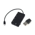 thumbnail image 2 of 4 Port OTG Cable Adapter, Micro USB HUB USB2.0 Extension Charging Cable for Smartphone, Tablet, U Disk, Mouse, Keyboard, Game Handle, 2 of 7