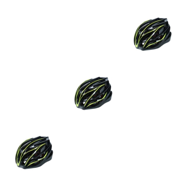 Wosthever Casco de seguridad cómodo y duradero para andar en bicicleta, fácil de llevar, cascos de ciclismo, transpirable, negro amarillento, Type1 NO1