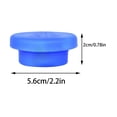 thumbnail image 3 of Water Bottle Cap Jug Plug Durable Reusable Blue 3pcs Safe Creative Reliable Tpr Stopper, 3 of 3