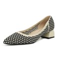 thumbnail image 3 of Zapatos de mujer de otoño con punta puntiaguda y diseño nuevo, zapatos de salón elegantes y poco profundos, 3 of 5