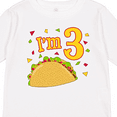 thumbnail image 4 of Inktastic I'm Three- taco birthday party Boys or Girls Long Sleeve Toddler T-Shirt, 4 of 5