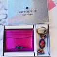 thumbnail image 2 of Kate Spade Candy Shop Key Fob & Metallic Card Holder Set Pink Novelty Gift Box, 2 of 5