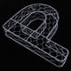 thumbnail image 3 of Marco de Guirnalda Alambre de Hierro Forma Alfabeto Suculentas Maceta de Planta Sharpla Sembradora de metal suculenta, 3 of 8