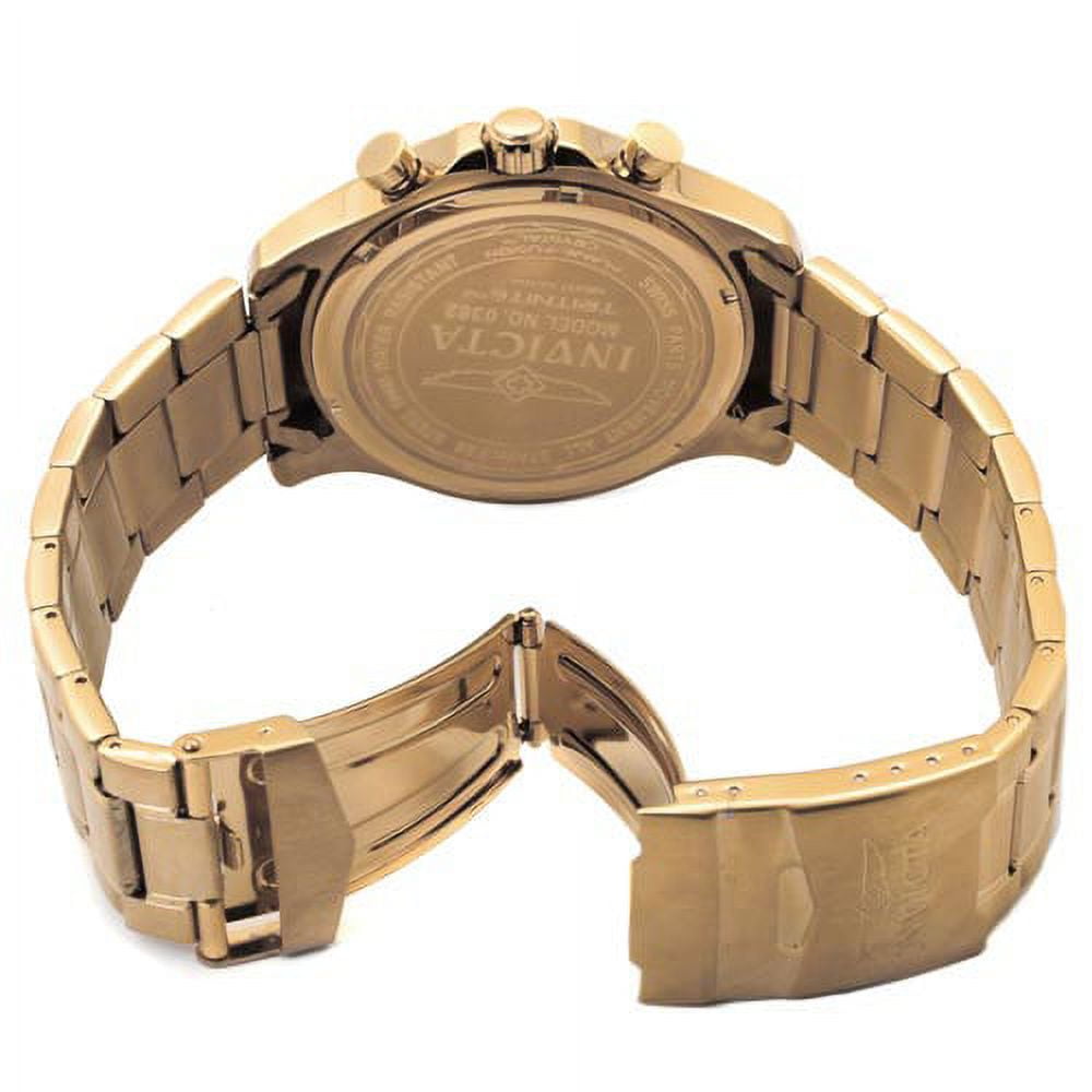 INVICTA Specialty Men 48mm Stainless Steel Gold Black dial VD51 Quartz