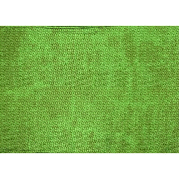 Ahgly Company Indoor Rectangle Patterned Bright Green Area Rugs, 2' x 4'