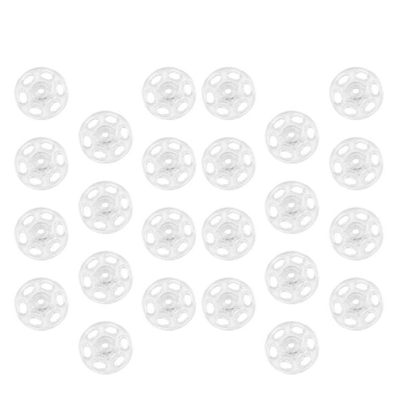 HONMEET GooHochy 1000pcs Clear Sewing Snaps for Fabric Crafts Projects and Accessories