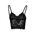 thumbnail image 4 of Sleeveless Lace Crochet Women Slim Spaghetti Strap Sexy V-neck Lace Tank Tops, 4 of 4