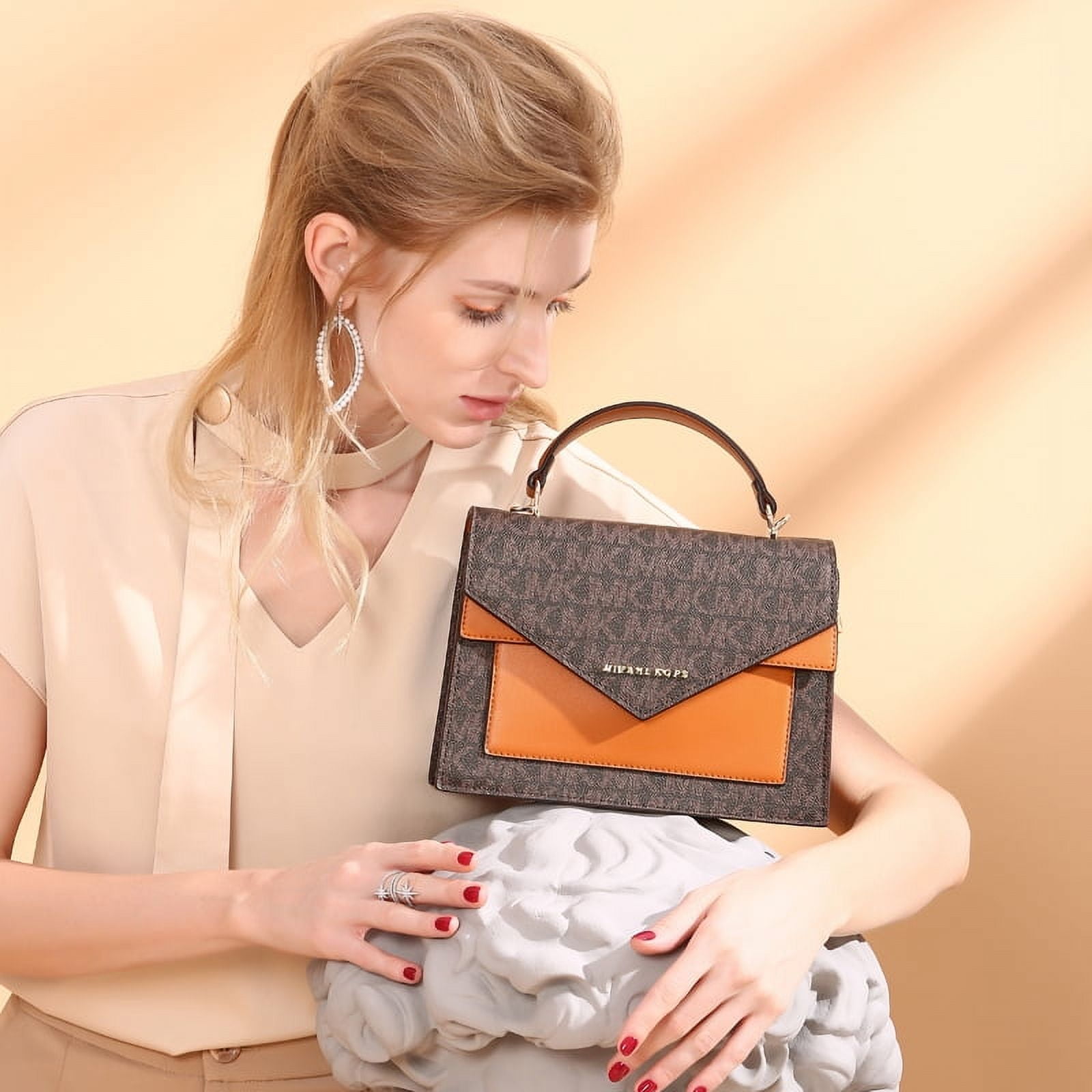 MKJ Small Crossbody Bag for Women,Messenger Leather Designer Ladies Purse Handbags Wallet Purse