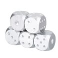 thumbnail image 3 of Juego de dados de Metal de 6 lados juego de dados DND de aleación de aluminio de 5 piezas con caja de almacenamiento juego de mesa accesorios de dados para juegos de póquer ANGGREK  Otros, 3 of 8