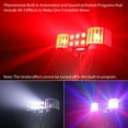 thumbnail image 3 of Luces de fiesta para DJ Telbum con soporte, LED RGBW activado por sonido, 3 of 8