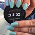 thumbnail image 2 of NUGENESIS Nail Color Dip Dipping Powder 1oz/jar - NU02 Robin's Egg Blue, 2 of 2