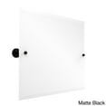 thumbnail image 5 of Frameless Landscape Rectangular Tilt Mirror with Beveled Edge in Polished Nickel, 5 of 5