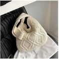 thumbnail image 5 of Kukuzhu Grunge Crochet Tote Bag Y2K Shoulder Handbags Fairycore Hobo Bag Aesthetic Crossbody Bags Shopping Bag Purse Accessories, 5 of 7