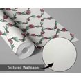 thumbnail image 5 of S4Sassy Peel & Stick Vinyl Wallpaper, Budding Stripes Print Wallpaper Contact Paper Waterproof- White, 25"X 120", Textured Removable Wall Covering For Home Decor In Living Areas, Renter Space, 5 of 7