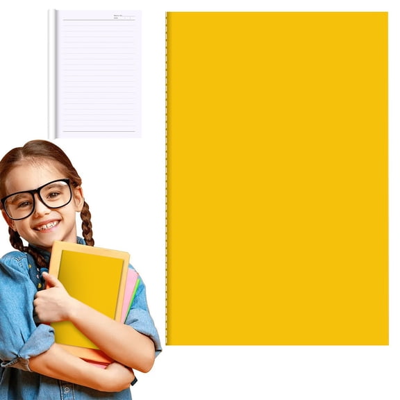 A5 Stitch Bound Notebook - 60 Page Lined Journal with Soft Cover - Compact Writing Book for Daily Notes Diary and Personal Journaling - 1 Notebook - Yellow