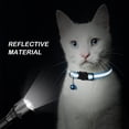 thumbnail image 5 of (2-Pack) Rinsvye 1Pcs Reflective Cat Collar Leather Dog Leashes for Small Dogs with Bell Removable Cat Dog Cat Tell Bell Collar for Your Love Cat Tie Cat Or Dog, 5 of 5