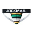 thumbnail image 4 of JOCKMAIL 2PCS/Pack Mens Briefs Jock Strap Mens Thongs Athletic Supporter Rainbow Cotton Men Sport Underwear, 4 of 5