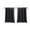 Black, variant on 2PC Blackout Curtains for Bedroom,Short Curtains for Small Window,Black Out RV Bunk Panels, Kitchen Window Curtains Over Sink, Insulated Foam Lined Heavy Thick Grommet Window Curtain Panels